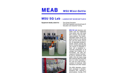 Model MSU SQ Lab - Mixer-Settler Units Brochure