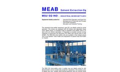 Model MSU SQ IND - Industrial Mixer-Settler Equipment Brochure