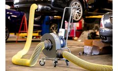 Plymovent - Model FumeCaddie - A plug and play vehicle exhaust extraction unit