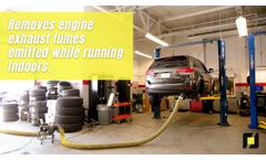 Portable vehicle exhaust extractor