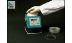 Air Sampler - Air sampling environmental monitoring using Spin Air -IUL instruments -  Video