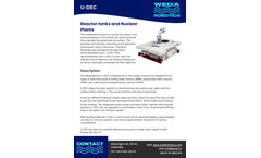 Reactor tanks and Nuclear Plants cleaner_WEDA U-DEC- Data sheet