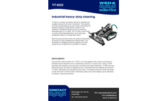 Remote Controlled Vehicle for Sediment (Sludge) Removal_Weda Model YT-600-Technical spec