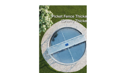 Picket FencVA Teknik - Model PFT - Picket Fence Thickener (Gravity Thickener) Brochure
