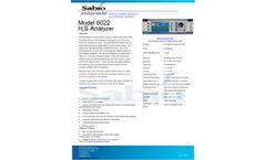 Sabio - Model 6022 - H2S Analyzer - Brochure