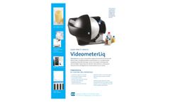 VideometerLiq - Liquid Stability Analysis System - Datasheet