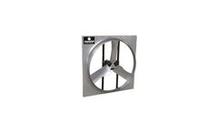 Schaefer - Model 363P12DD - 36 Inch Galvanized Direct Drive Panel Fan
