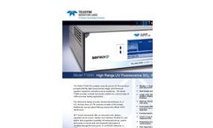 Teledyne - Model T100H - High Range UV Fluorescence SO2 Analyzer- Brochure