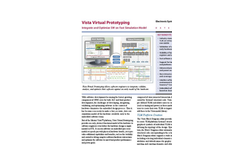 Vista - Virtual Prototyping Integrate and Optimize Software Brochure