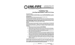 Link Pipe - Model VD - Sewer Sealer  - Flyer