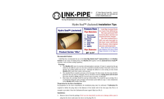 Link-Pipe - Rib & Trough Liner Installation Tips- Brochure