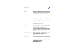 Company Overview Fact Sheet 