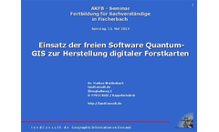 QGIS Training Seminar 2013 for Forest Consultants