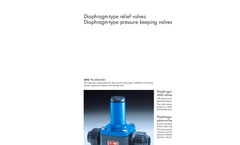 Data Sheet Diaphragm Type Relief Valve Diaphragm Type Pressure Keeping Valve