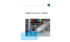 Model S-PRESS - Screw Press- Brochure