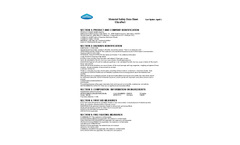 Northern Filter - Model UltraPerl - Anti-Microbial Filter Media - Material Safety Data Sheet