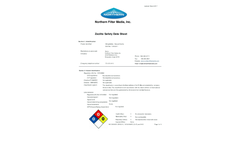 Northern Filter - Model Zeobest - Filter Media- Safety and Data Sheet