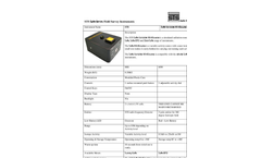STS - Model Safe-Variable MiniSource - Simulated Radiation Source - Datasheet
