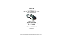 STS 807 Electra and HP260 Probe - Ionising Radiation Simulator - User Manual