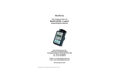 STS - Model RamGene 1 MK II - Simulated Contamination Meter - Brochure