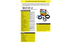STP Acuster - Model Beat HF v2 - Electrofusion Welding Machine - Brochure