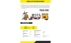 STP Acuster - Model Track 250 - R - Manual Butt-Welding Machine -Brochure