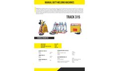 STP Acuster - Model Track 315 - Manual Butt-Welding Machine - Brochure