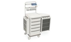 Metro - Model SXRSANES - Starsys Anesthesia Cart with Key Lock
