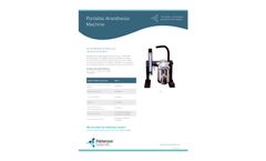 Model PAM - Portable Anesthesia Machine - Datasheet