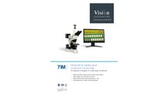 Vision - Model TIM5 - Materials and Metallurgical Inspection Microscope Brochure