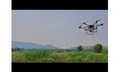 Agricultural drone T1-25L with 25 liters tank test Video