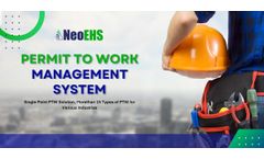 NeoEHS - Permit To Work Software | Get Free Demo