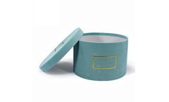 Extra-Link - Eco Friendly Paper with Lid Cylinder Velvet Round Flower Box