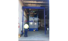 Scaffolding Shot Blast Cleaning Machine to Remove Rust