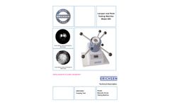 Erichsen - Lacquer and Paint Testing Machine - Brochure
