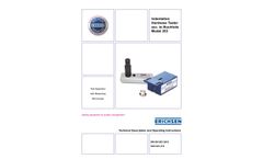 Erichsen - Model 263 - Indentation Hardness Tester - Brochure