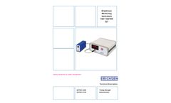 Erichsen - Model TINT TESTER 527 - Brightness Measuring Instrument - Brochure