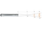 CEIA - Model SH2C/SLE - Dual-Color Compact Pyrometer for Measurement of Metallic Surfaces Between 300Â°C and 2200Â°C