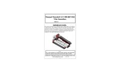 Maredo - Model GT300 - Vibeshoe Roller Manual