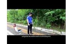 Underground pipes water leak detector Video