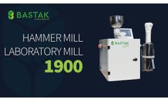 HAMMER MILL 1900 LABORATORY MILL - Video
