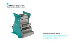 Vibrotechnik - Model RSS 5 - Riffle sample splitters
