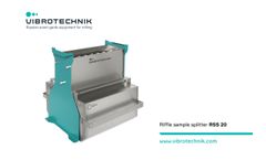 Vibrotechnik - Model RSS 20 - Riffle sample splitters