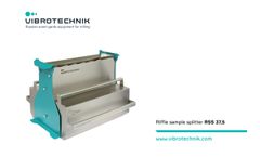 Vibrotechnik - Model RSS 37,5 - Riffle sample splitters
