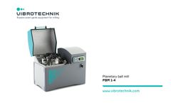 Vibrotechnik - Model PBM 1-4 - Planetary Laboratory Ball Mills