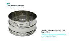 Vibrotechnik - Model S 20/100T - Laboratory Test Sieve