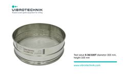 Vibrotechnik - Model S 30/100T - Laboratory Test Sieve