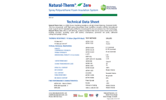 Natural Therm - Semi Rigid Spray Polyurethane Zero Cell Foam Brochure