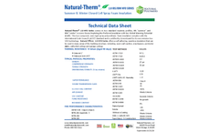 Natural Therm - Model 2.0 HFO - Closed Cell Insulation Foam Brochure