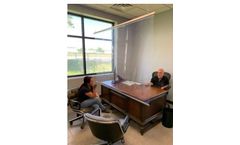 Steel-Guard - Hanging Sneeze Guard